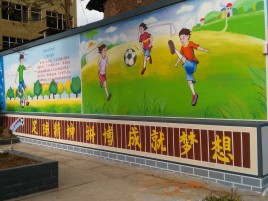 清镇市墙体彩绘让生活更有品味