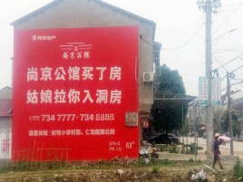 清镇市墙体广告在乡镇、农村市场的媒体优势