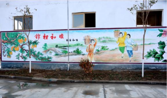 清镇市乡镇文化墙 乡风文明焕发新活力