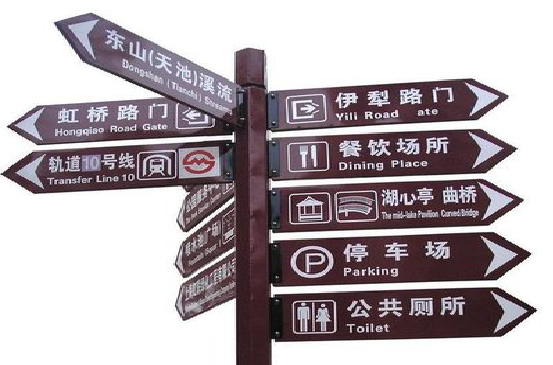清镇市标牌的基本功能。